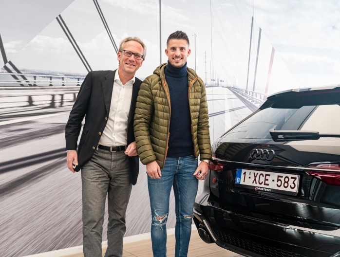 Audi RS6 delivery Kevin Mirallas